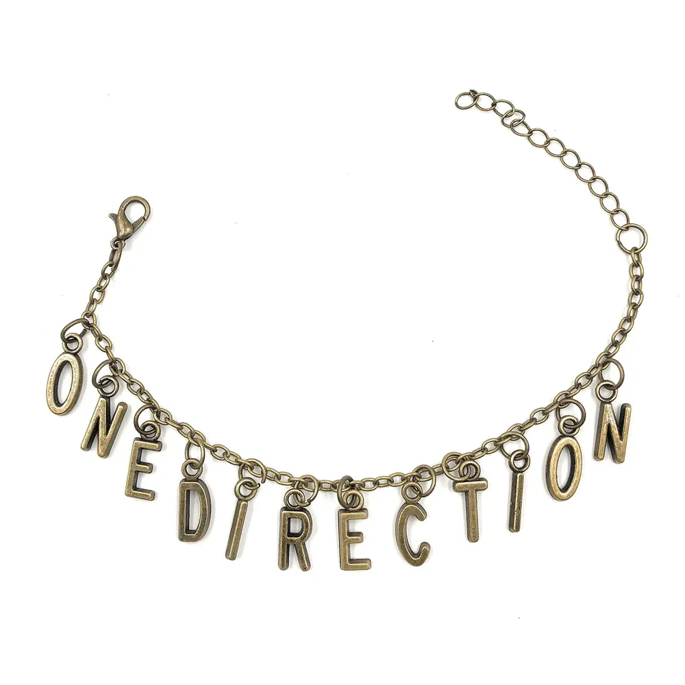 One Direction Letter Charm Bracelet ~ The Charming Boys Now in Your Hands - 3