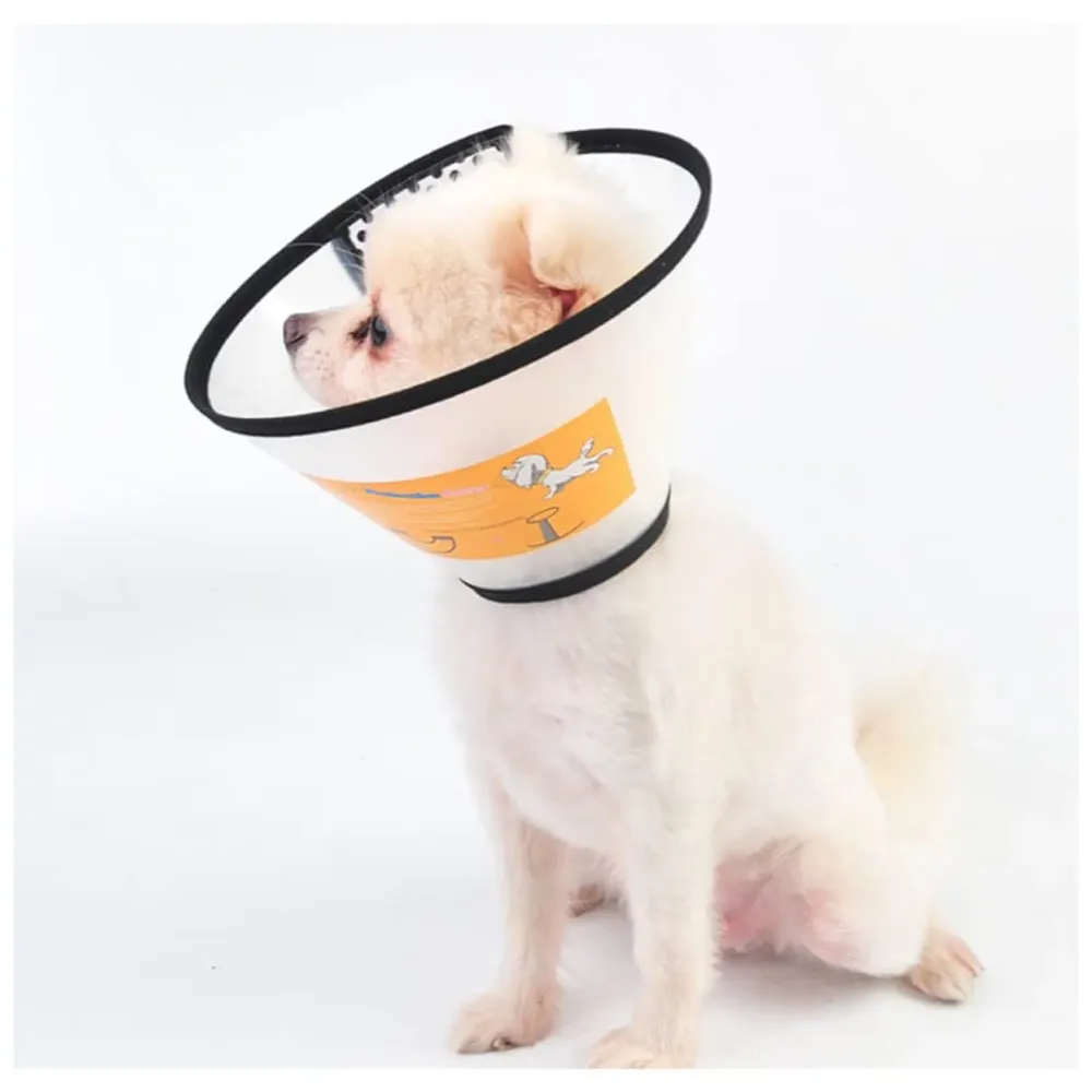 Pet Cone Elizabeth Protective Collar Wound Healing Protection Cone for Dogs E Collar.