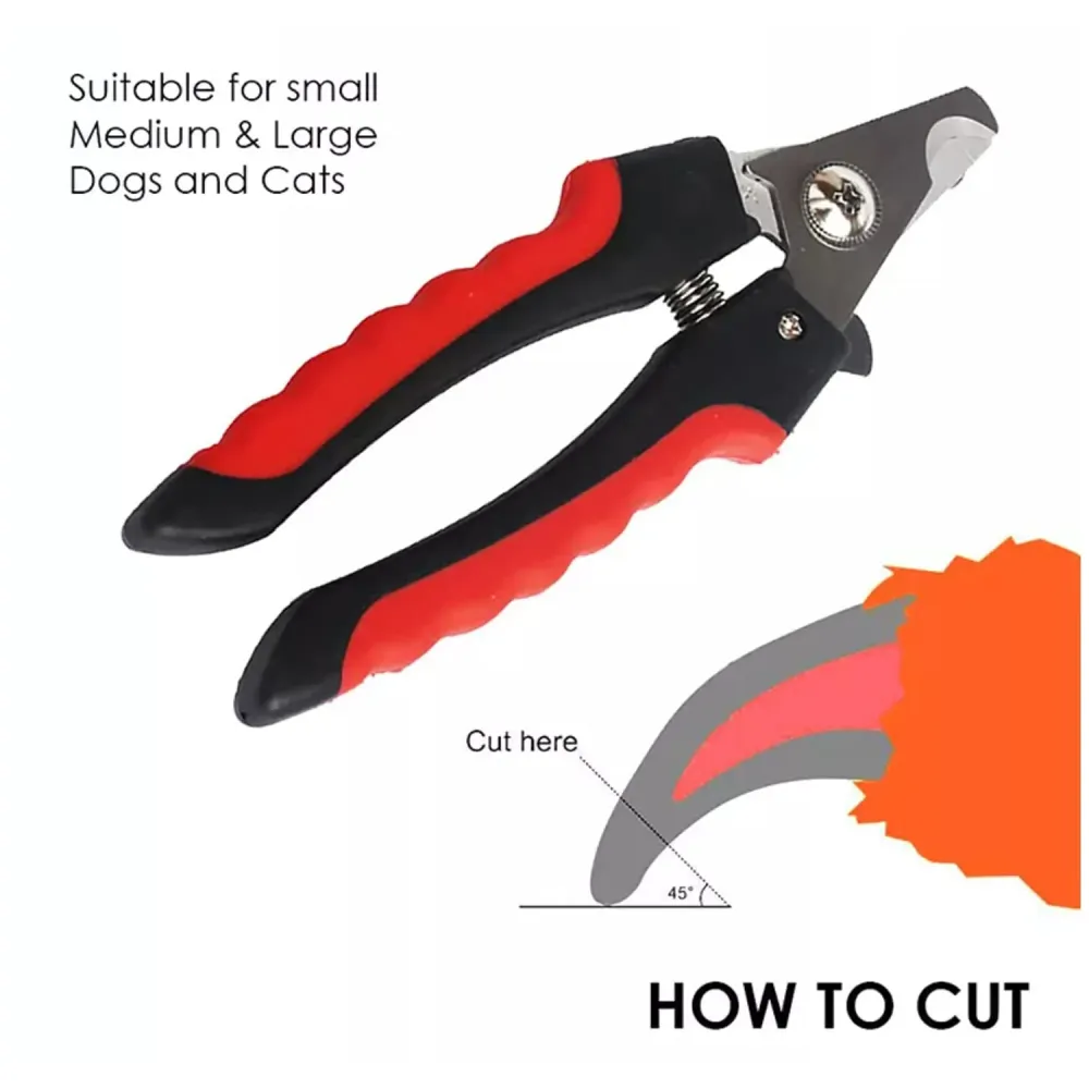 Pet Grooming Kit Grooming Kit With Carry Bag for Dog and Cat with, Double-Sided Dog Comb, Deshedding Glove, Slick Hair Brush, Double Sided Pin Brush, Nail Cutter, Lice Comb, and Filer. - 7