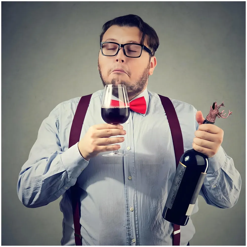 Stag Head Liquor Bottle Pourer Liquor Pour Spout 1 Pc Deer Head Bottle Tipping Nozzle Silicone Stoppers Silver for Bars Homes Party Rose Antique