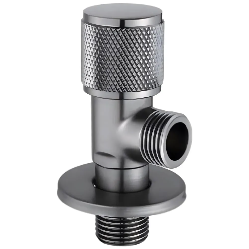 AQUAKART Angular for Bathroom wash basin, Geyser | Luxury Series One-Way Angle Valve | Angle Valve for Bathroom | Wall Mounted. Stop Cock Toilet Commode, Washbasin, 8.7cm x 3cm