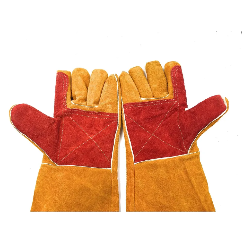 Anti Bite Gloves Safe And Durable Animal handling Gloves For Dog Cat Bird Parrot Lizard Antibite 18 Inches Long. - 9