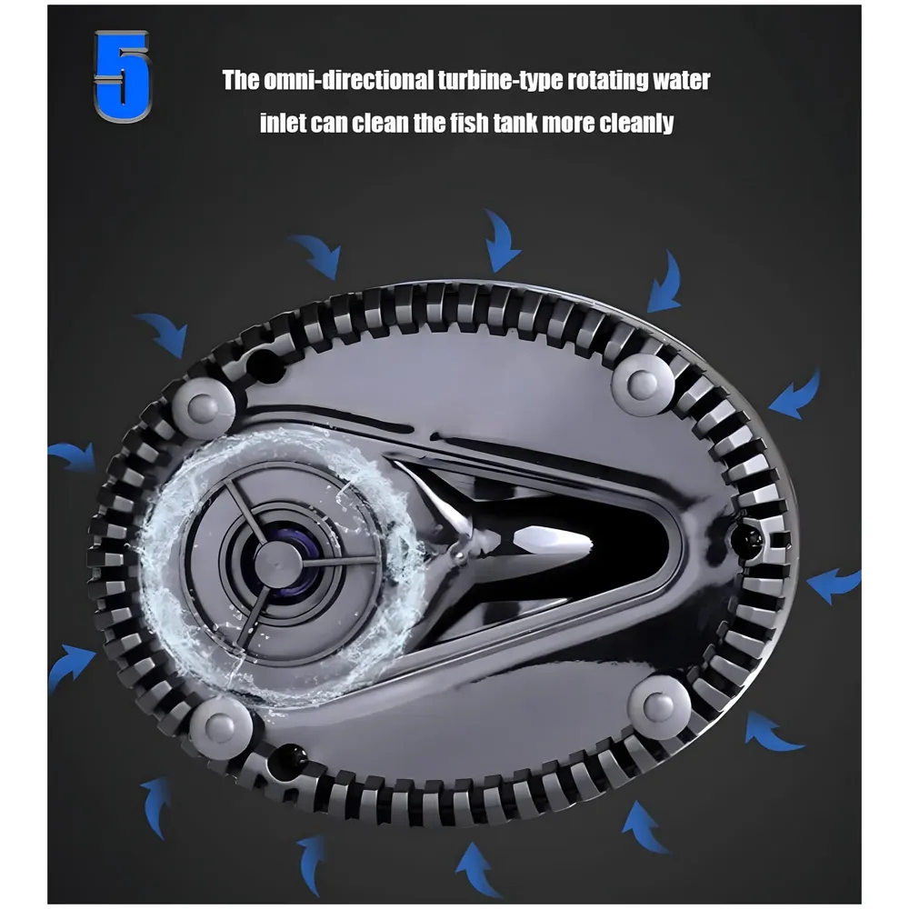 4500L/H 100W Submersible Water Fountain Pump For Aquariums Powerful Large Water Pump for Fountain, Suction Cup Bottom Water Circulation Pumps, Air Pump for Pond