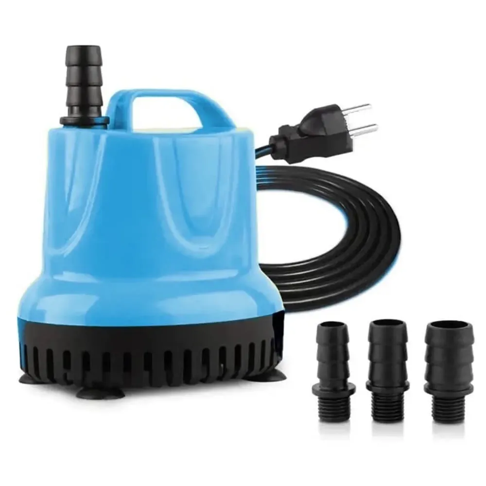 1200L/H 25W Submersible Water Fountain Pump for Aquariums Powerful Large Water Pump for Fountain, Suction Cup Bottom Water Circulation Pumps, Air Pump for Pond