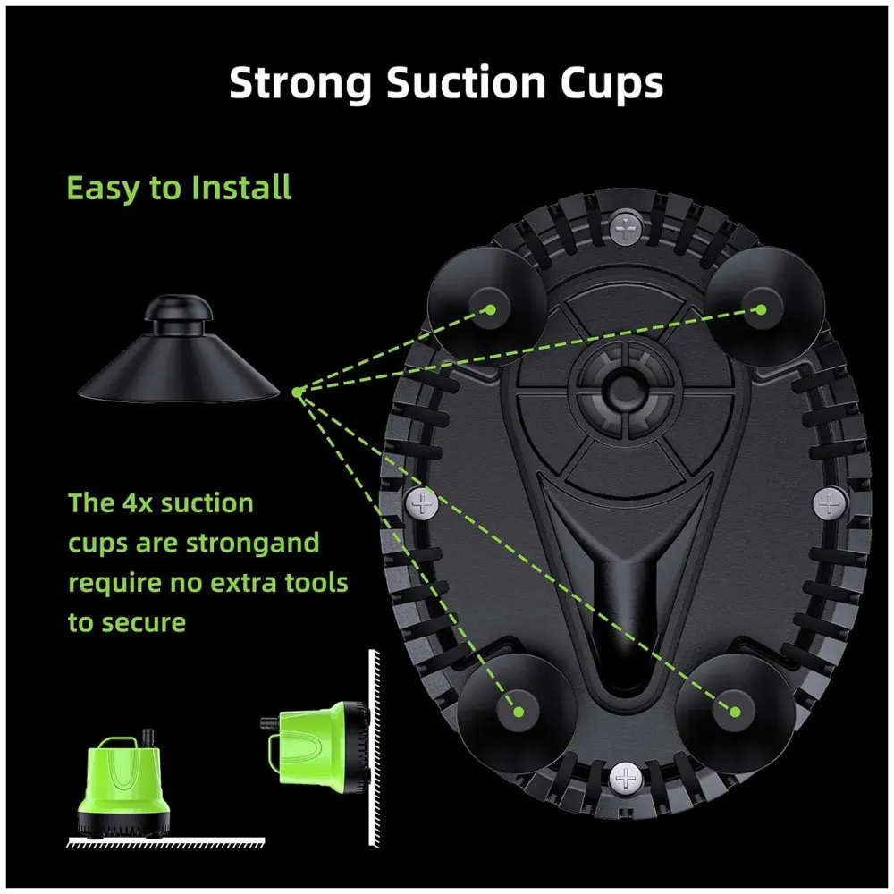 60W 840GPH Submersible Water Pump for Aquarium, Fish Tank, Hydroponics, Pond, Fountain - 6