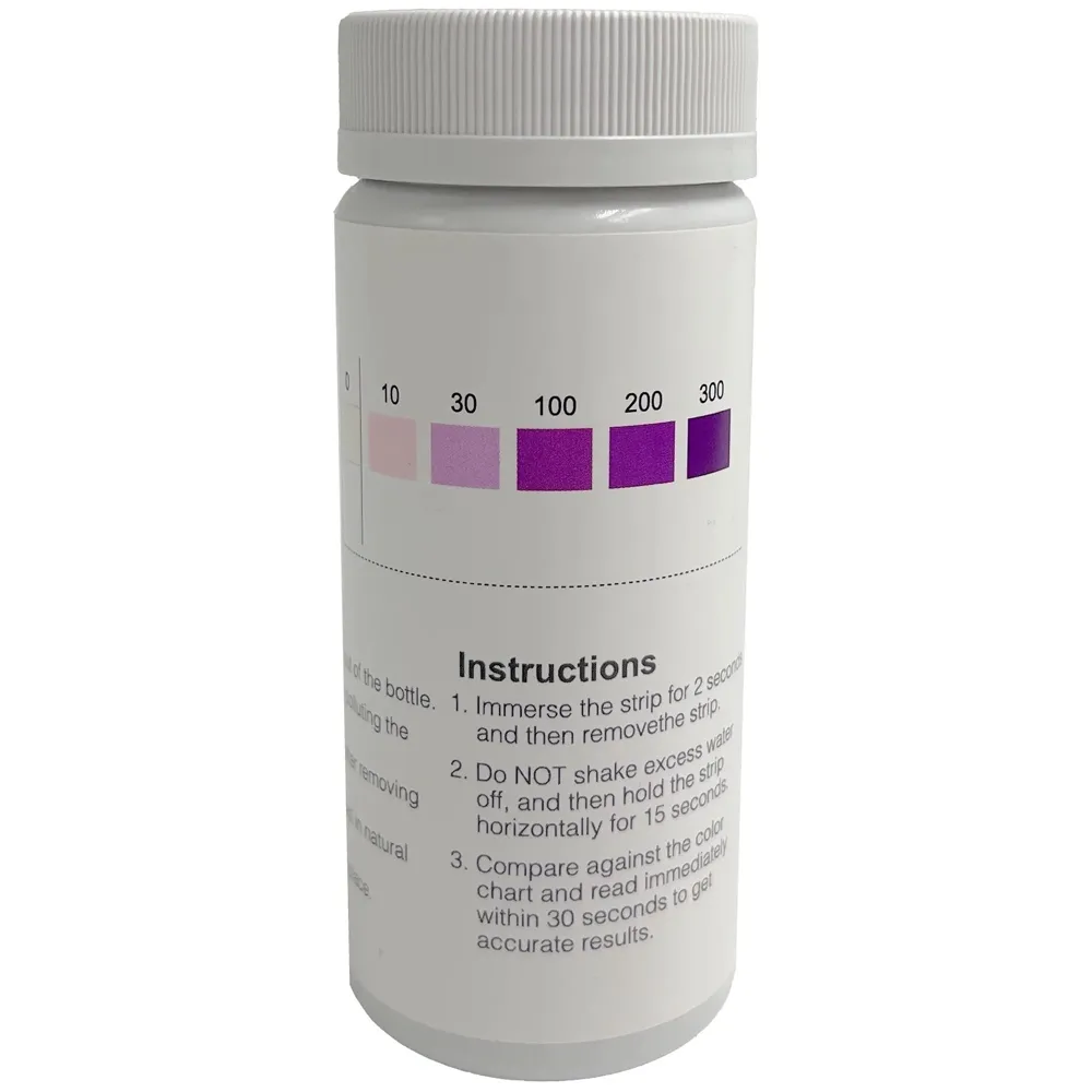 Copper CU Aquarium Test Strips, Kit 100 Strips for Freshwater, Saltwater, Pond Test Strips for Fish Tank, Swimming Pools.