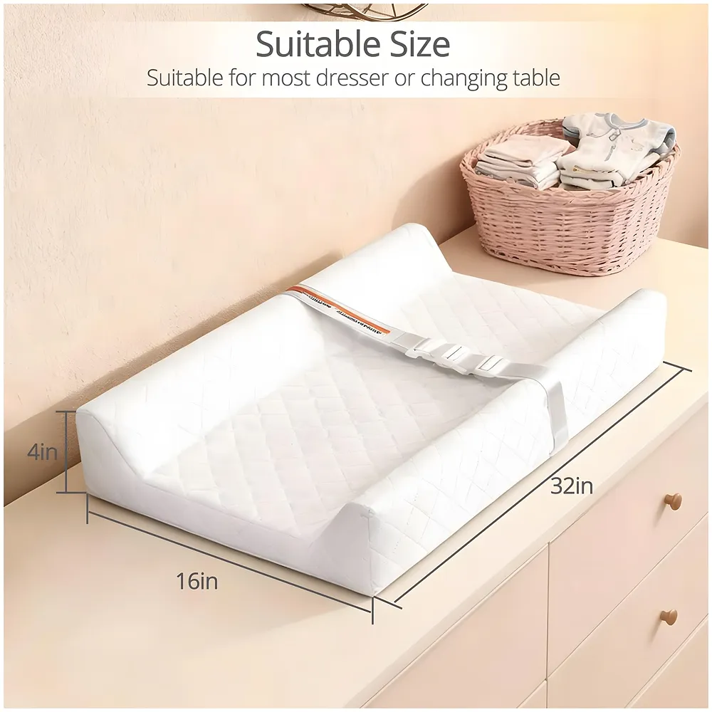 Diaper Changing Mat for Baby Contoured Pad Waterproof 81 x 41 cm