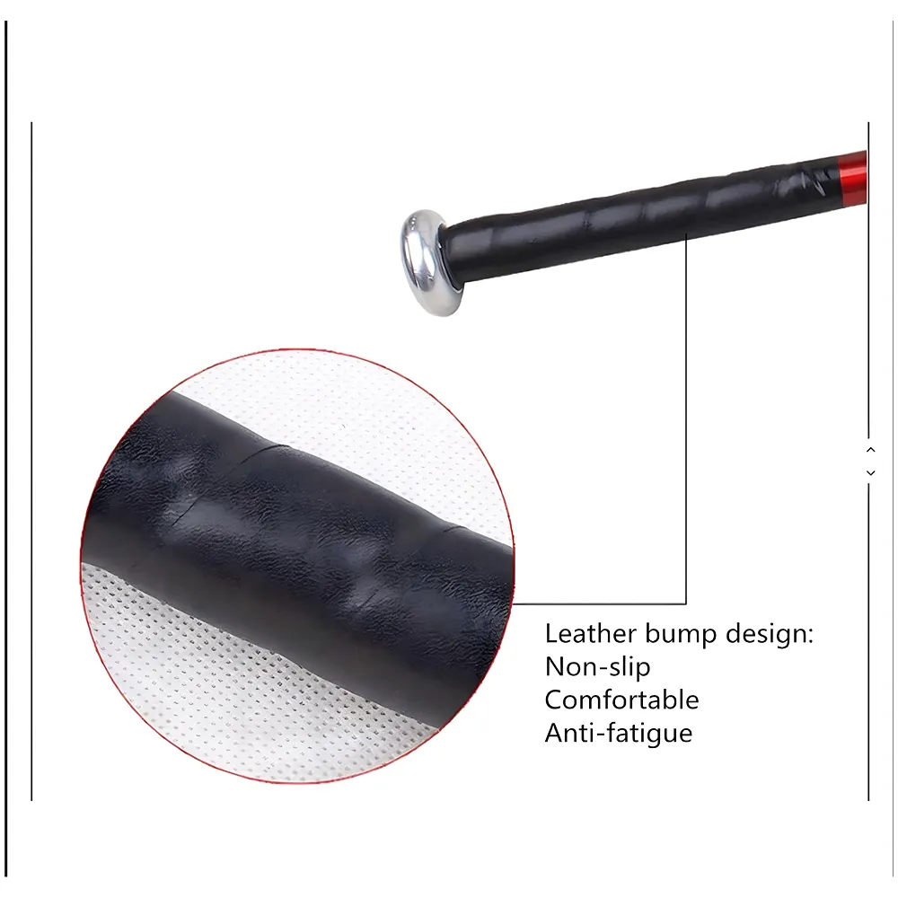 Alloy Steel Baseball Bat 34 Inch | 500 Grams | Anti-Slip Rubber Grip | Spray Coating Finish | for Players Age 12 & Above | Sports Training & Practice