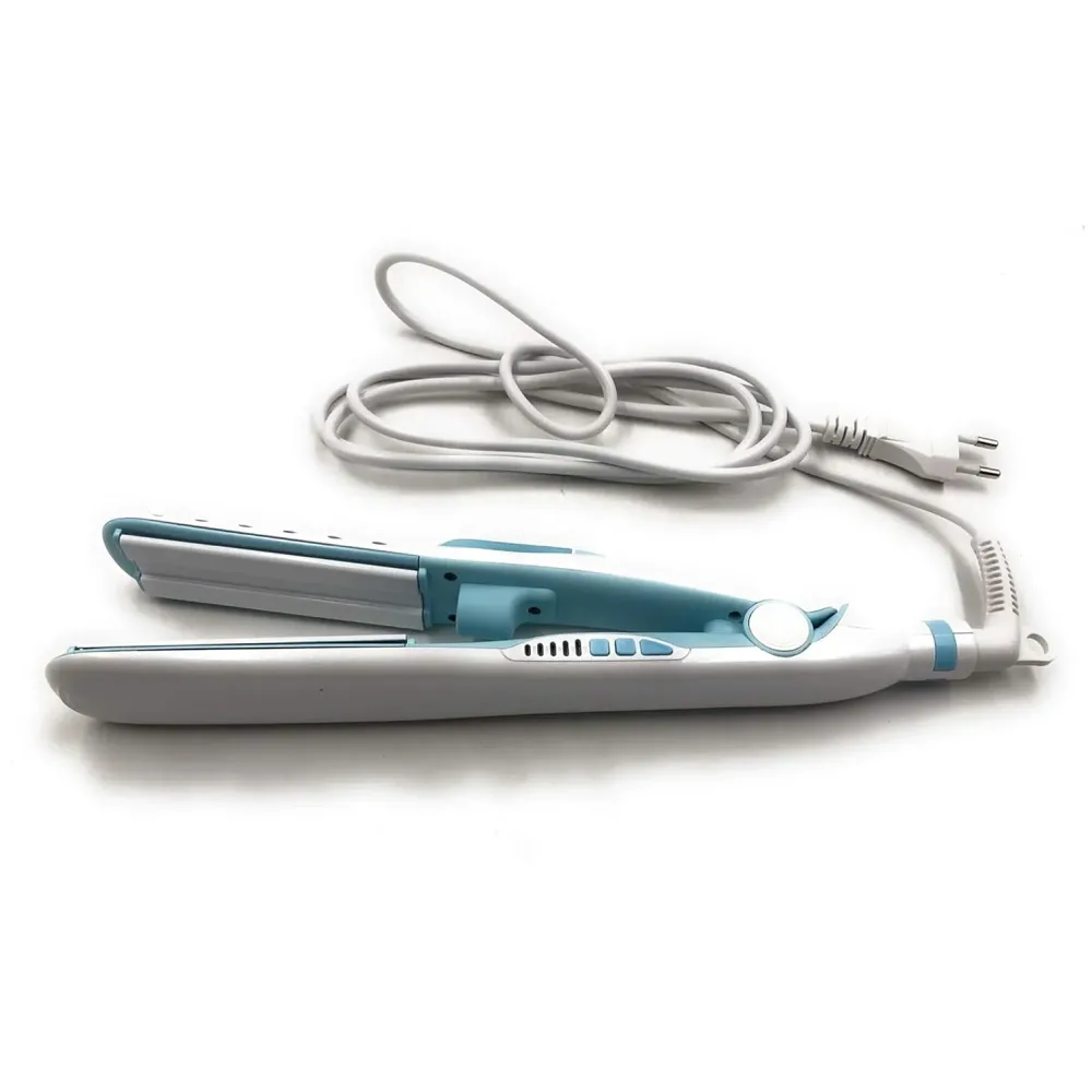 Professional Steam Spray Hair Straightener Curler Tourmaline Ceramic Vapor Flat Iron, with LCD Display and Auto-off Function - 3