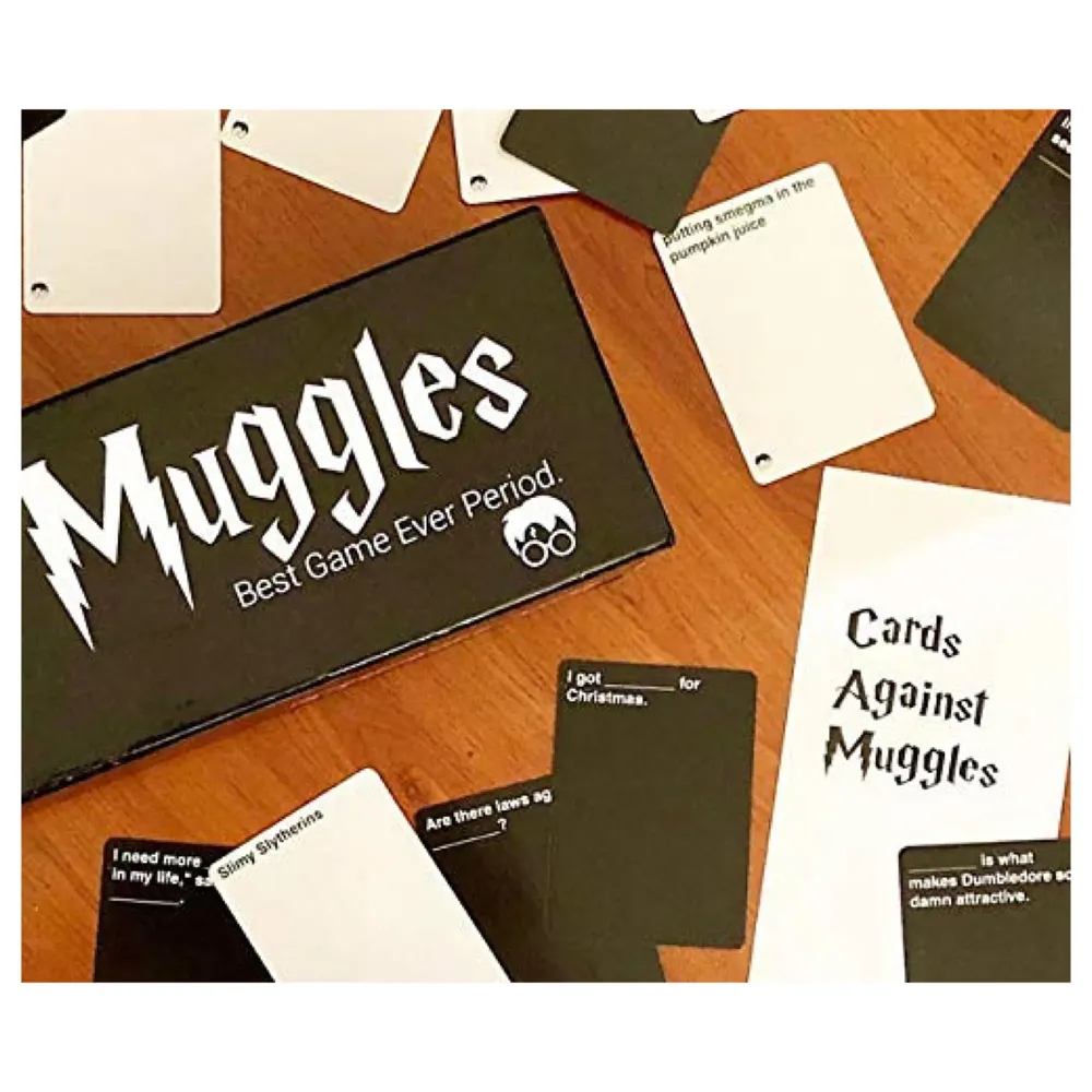 Cards Against Muggles -Full Set Funny Cards Game for Players and the Playing time is 30 to 90 Minutes- Multi Color