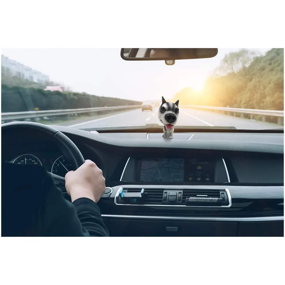 Dog Bobblehead Resin for Cars ~ Desks ~ Study ~ Office ~ Dashboard Decors Size - 4 INCHES (Siberian Husky)