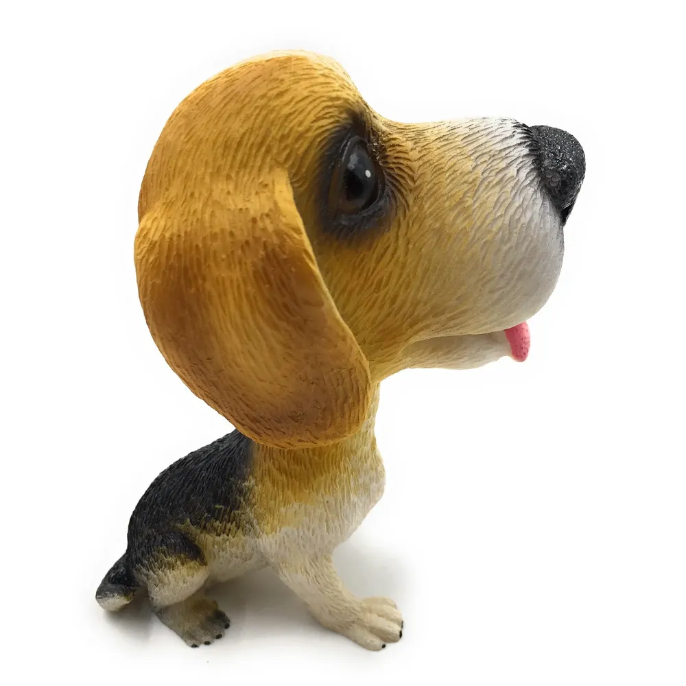 Dog Bobblehead Resin for Cars ~ Desks ~ Study ~ Office ~ Dashboard Decors Size - 4 INCHES (Beagle) - 4