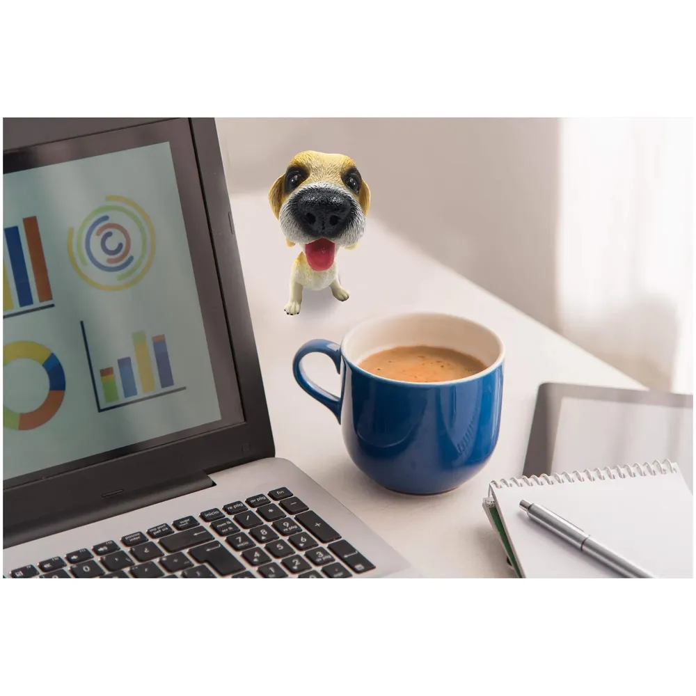 Dog Bobblehead Resin for Cars ~ Desks ~ Study ~ Office ~ Dashboard Decors Size - 4 INCHES (Beagle)