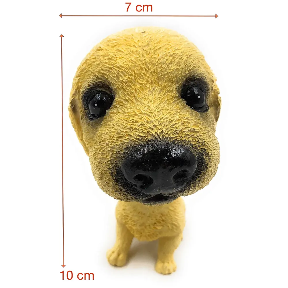 Dog Golden Retriever Bobblehead Resin for Cars ~ Desks ~ Study ~ Office ~ Dashboard Decors (Golden Retriever) - 2