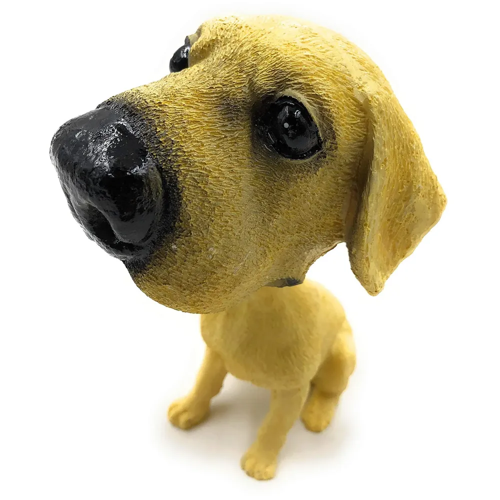 Dog Labrador Bobblehead Resin for Cars ~ Desks ~ Study ~ Office ~ Dashboard Decors (Labrador)