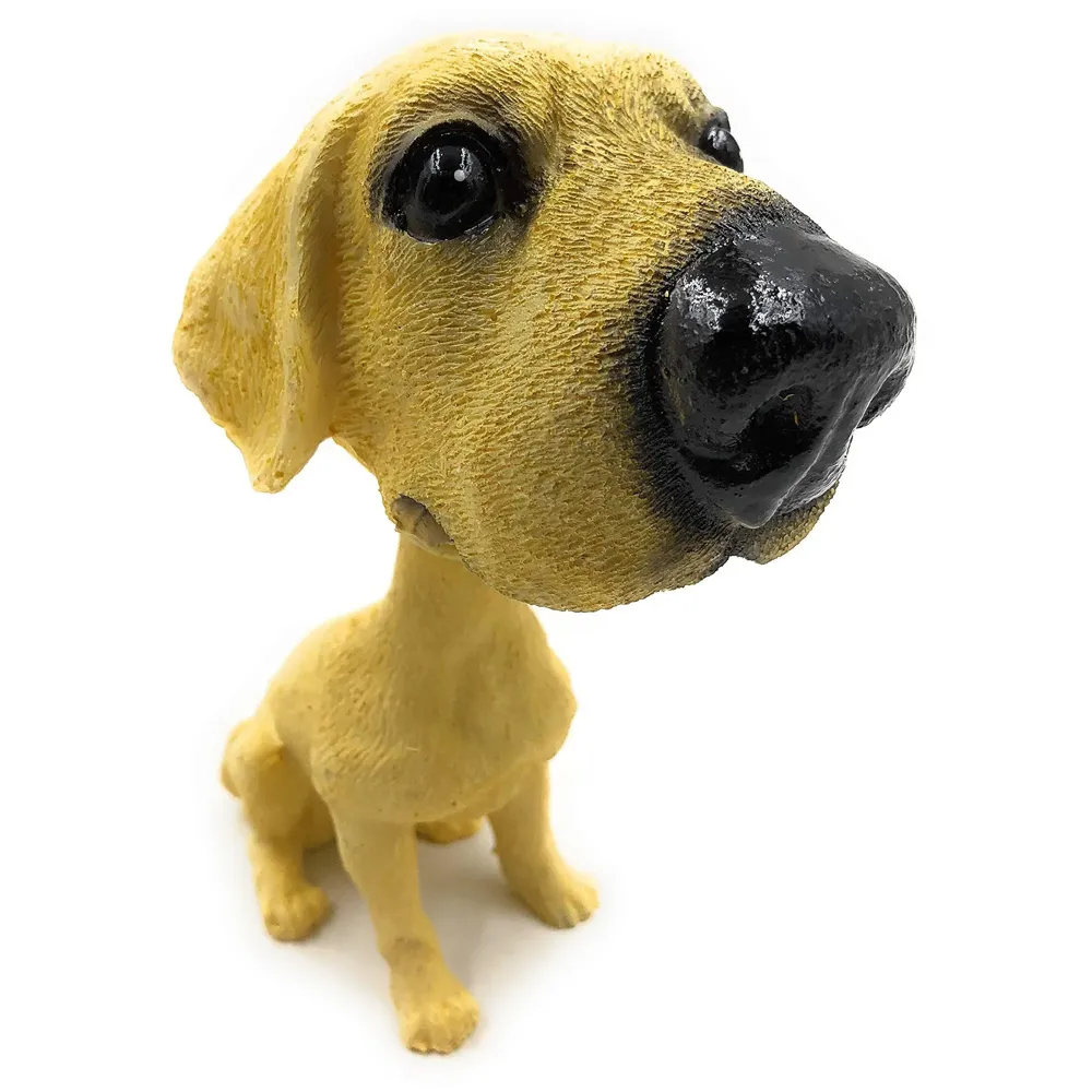 Dog Labrador Bobblehead Resin for Cars ~ Desks ~ Study ~ Office ~ Dashboard Decors (Labrador)