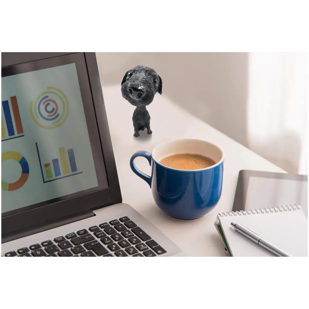 Dog Black Labrador Bobblehead Resin for Cars ~ Desks ~ Study ~ Office ~ Dashboard Decors (Black Labrador)