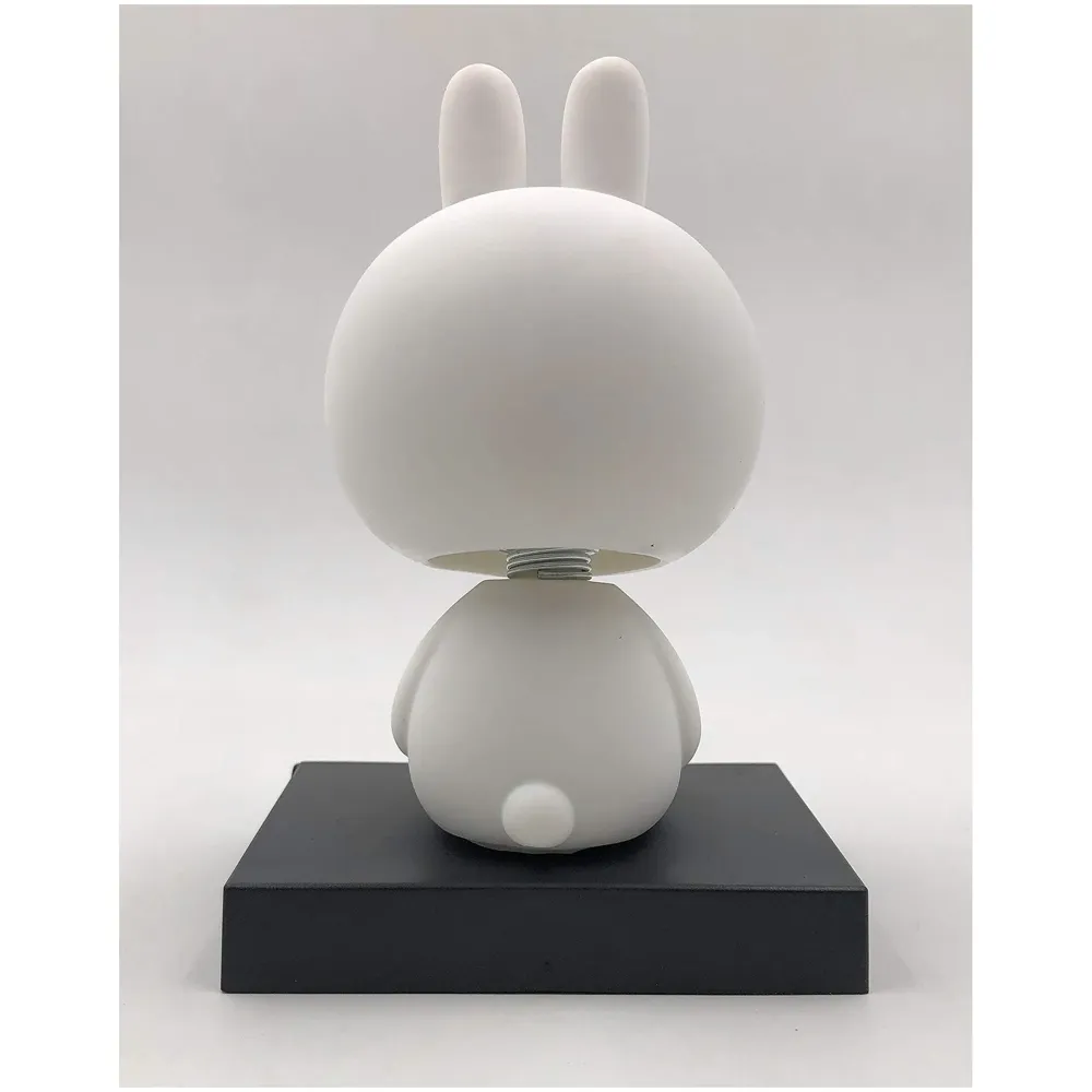 Premium Rabbit Animal Bobble Head Size 12 cms from Base (Rabbit)