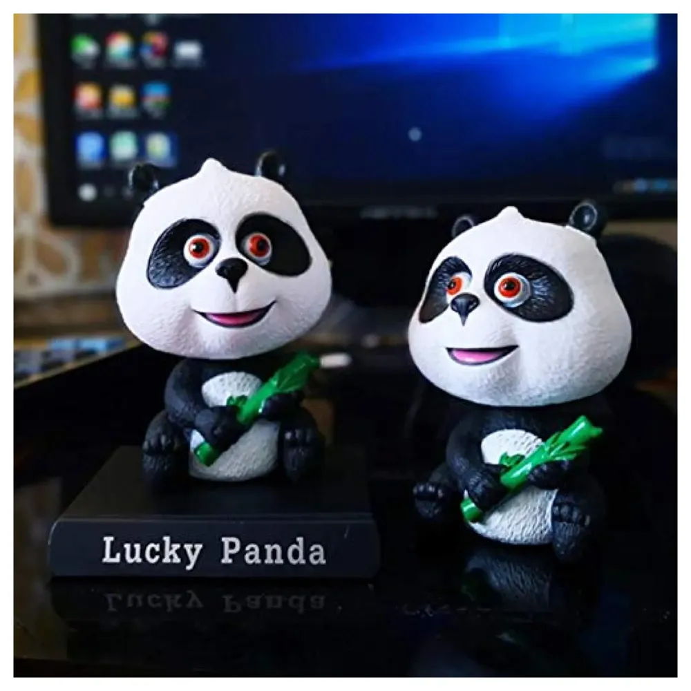 Premium Panda Bobble Head Size 12 cms from Base (Panda)