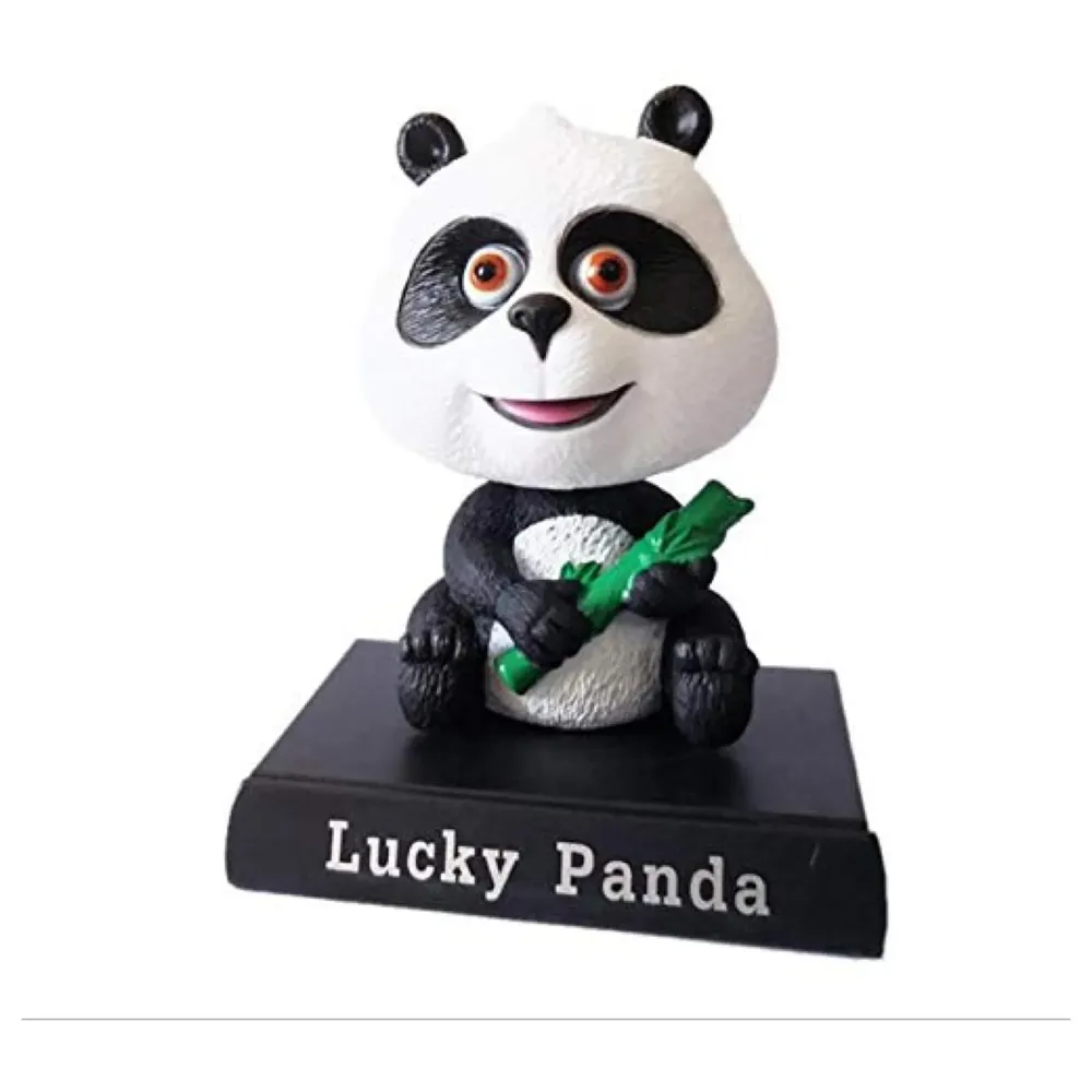 Premium Panda Bobble Head Size 12 cms from Base (Panda)