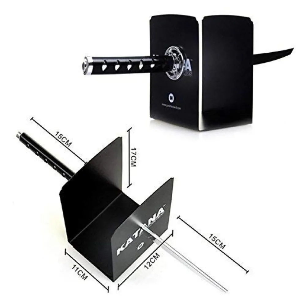 Japanese Style Samurai Sword Ninja Katana Sword Design Magnetic Decorative Bookends