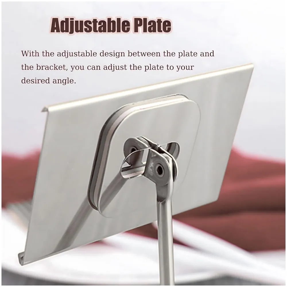 Stainless Steel Buffet Food Name Card Holder – Elegant and Durable Name Card Stand for Weddings, Catering Events, and Restaurants Buffets – 11cm