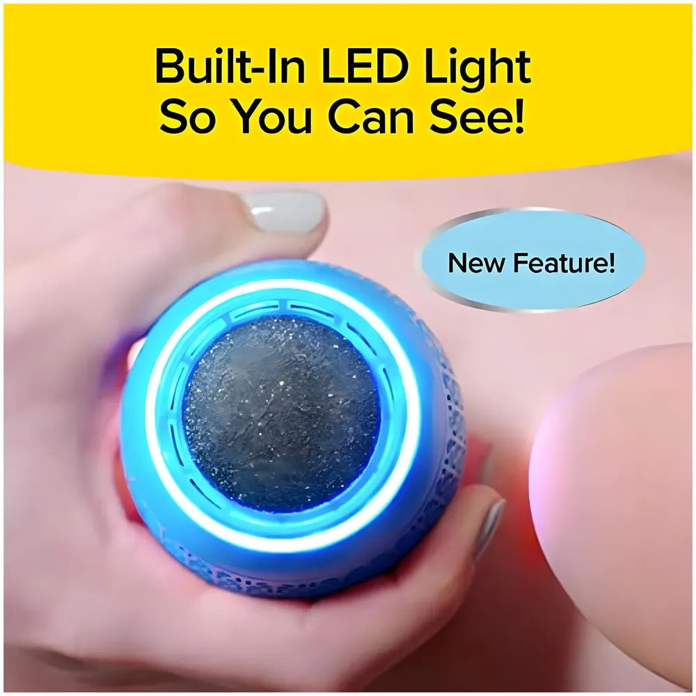 Professional Callus Remover Filer Pedicure Device for Feet with Built-in Vacuum Electric Callus Remover for Mess-Free Exfoliation Foot File Removes Dead Skin from Feet. - 5