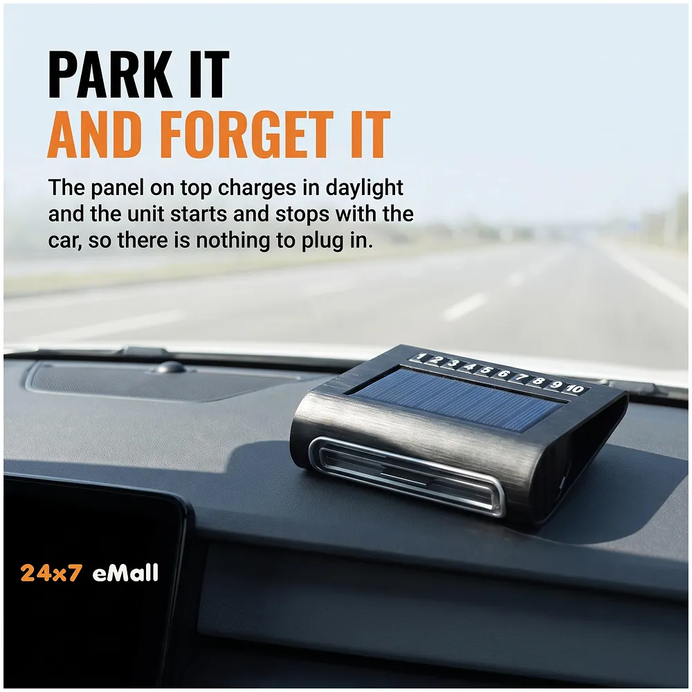 Car Air Purifier Solar Powered Auto On Off for Dust and Smoke Premium