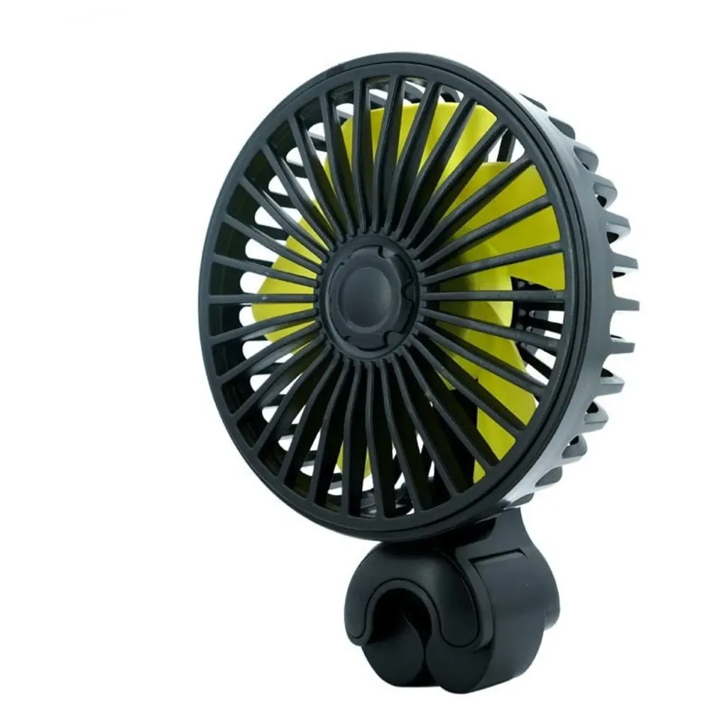 USB Fan for Car Back Seat, Plug and Play USB Fan for Baby, Back Seat Passengers, Headrest Mounted 5V USB Mini Fan with 3 Speeds, Rotatable USB Fan with USB Cable