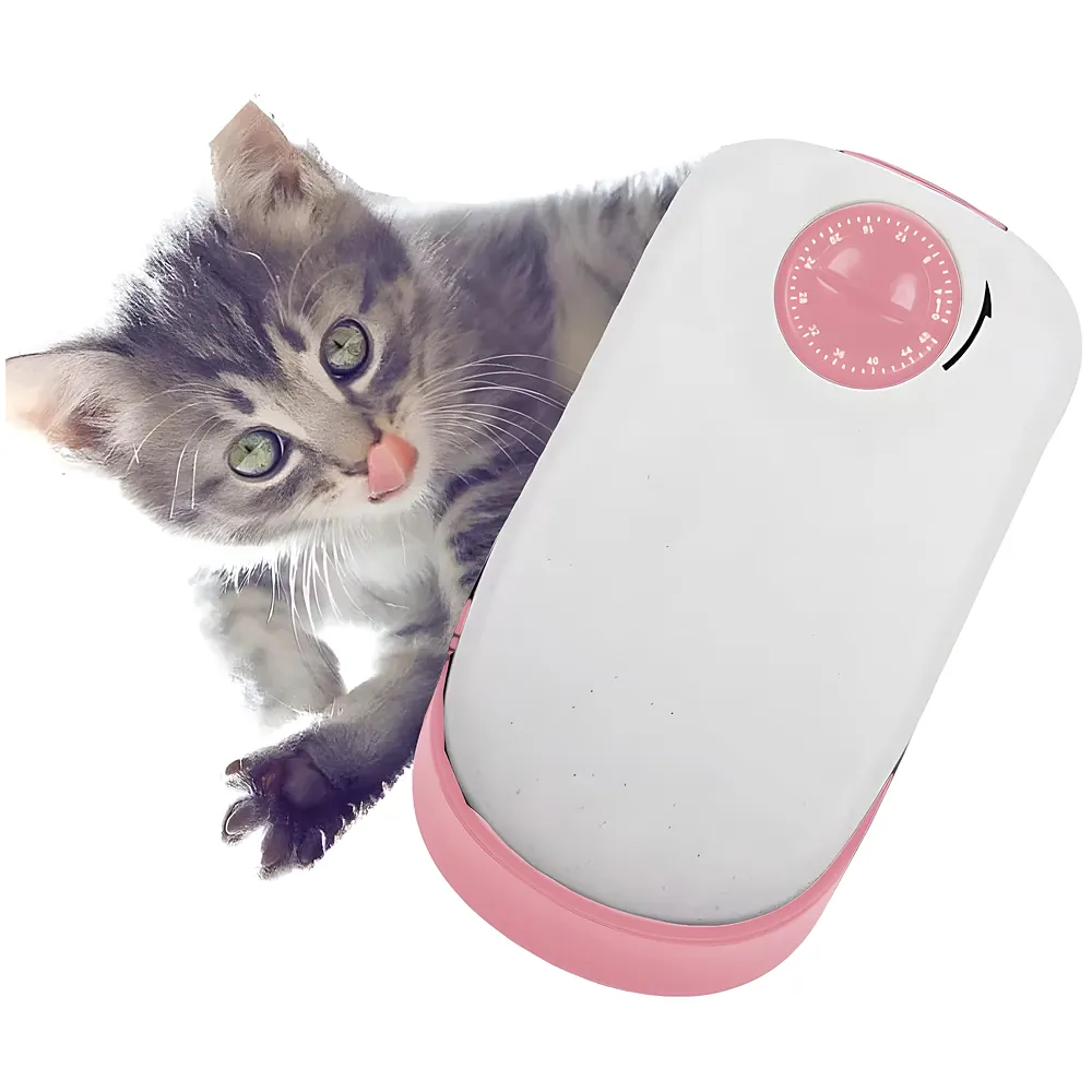 Automatic Pet Feeder for Cats and Dogs, 2 in 1 Upgraded Timed Dry Pet Food Feeder with Display, 48 Hours Retain Freshness for Semi Wet Food, Healthier Meal for All Home Pets. Premium