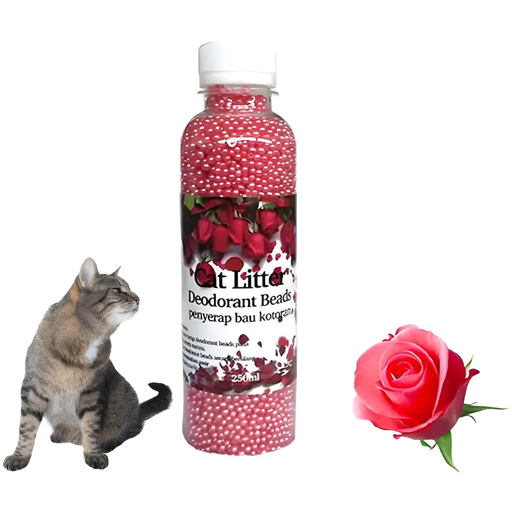 Rose Cat Litter Deodorizer Litter Box Odour Eliminator | Rose Fragrance Cat Litter Deodorizer | Replaces Cat Odours and Smells to Keep Your Home Fresh and Clean