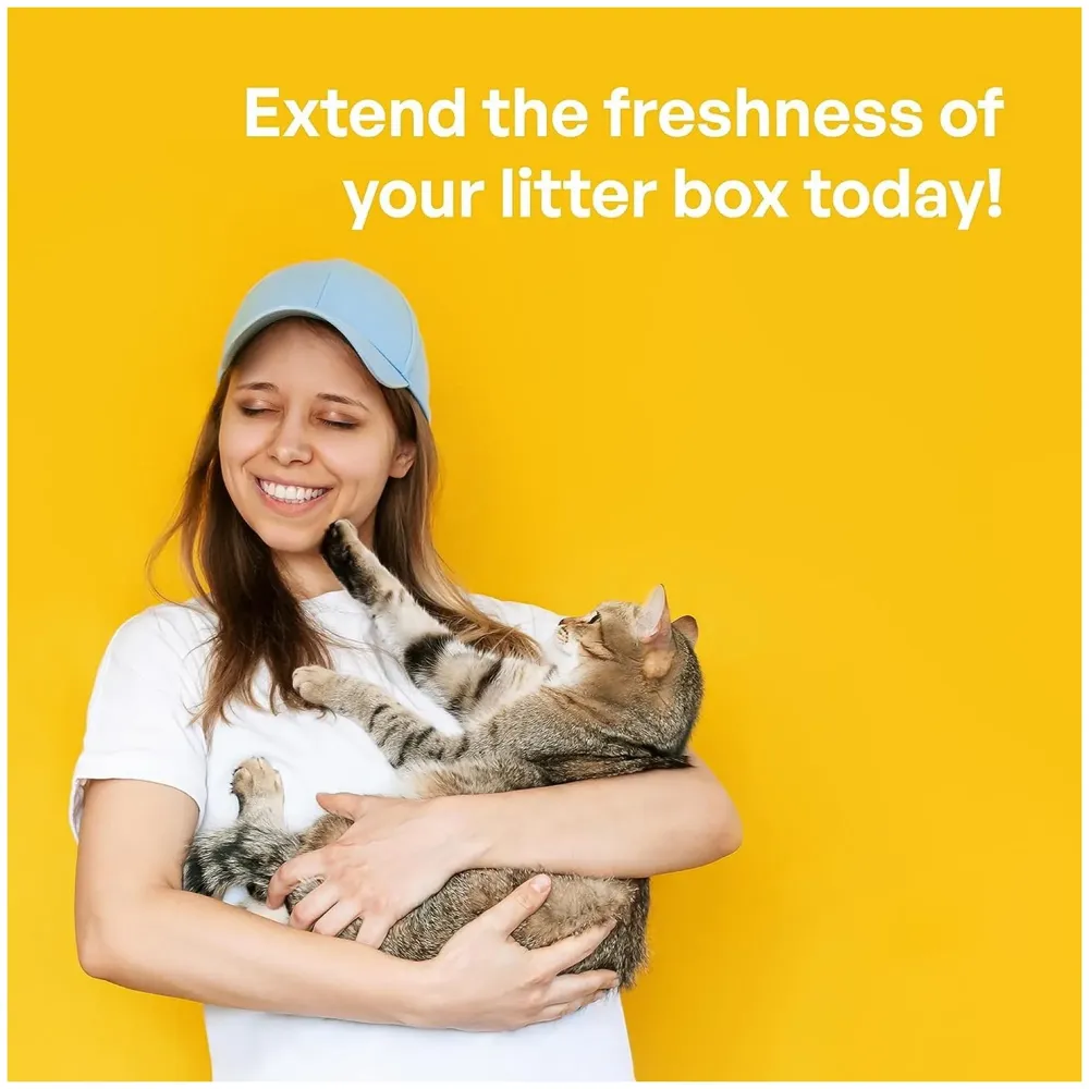 Rose Cat Litter Deodorizer Litter Box Odour Eliminator | Rose Fragrance Cat Litter Deodorizer | Replaces Cat Odours and Smells to Keep Your Home Fresh and Clean