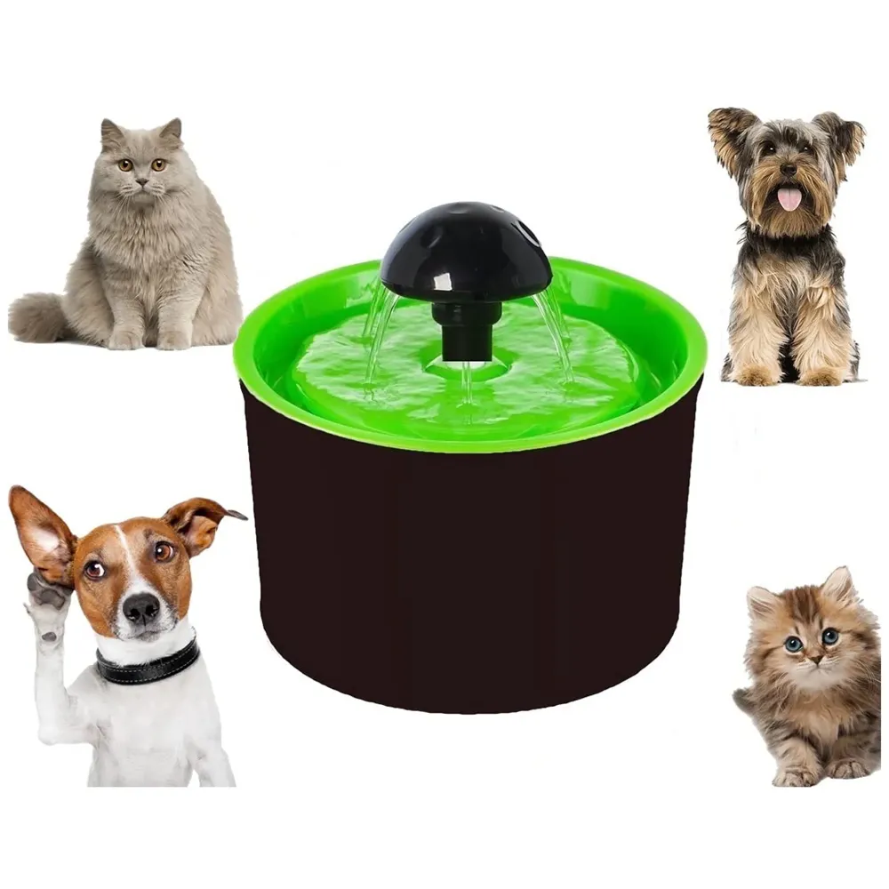 Cat Fountain with Filter Automatic Pet Fountain for Constant Clean and Runnning Water USB Powered