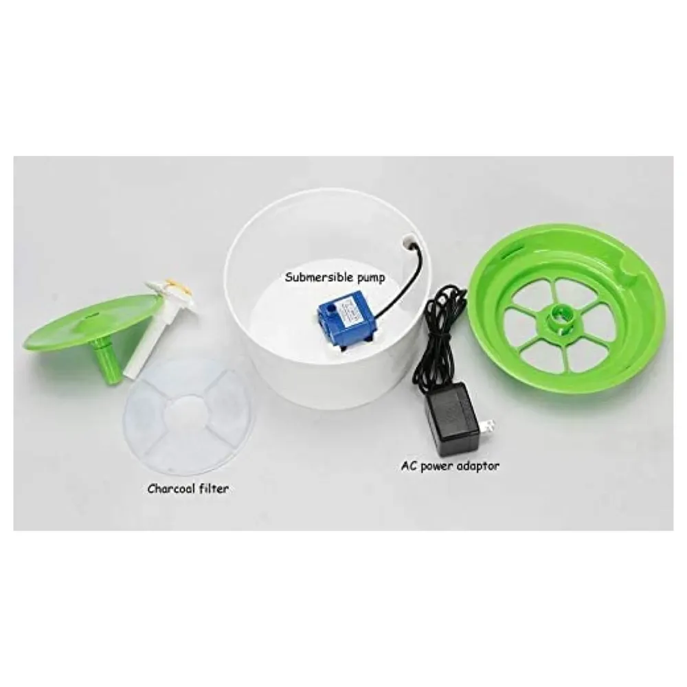 Cat Fountain with Filter Automatic Pet Fountain for Constant Clean and Runnning Water USB Powered - 8