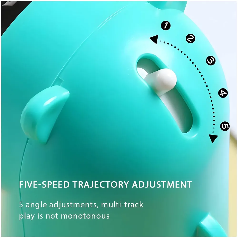 Automatic Pet Laser Toy, Interactive Laser Cat Toys Rotating Catch Training, Placing High, 5 Random Pattern, Automatic On Off and Silent, 3 Speed Modes for Cats and Dogs.