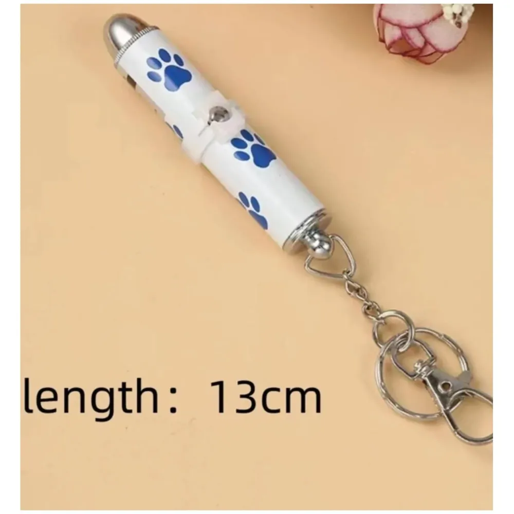 Cat Laser Toy 5 in 1 Chasing Laser LED Pointer Interactive Lazer Pen for Pets Kittens Cats Pointer Shaped Red Dot Ergonomic