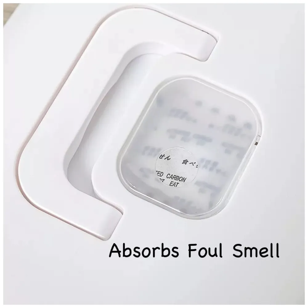 Cat Litter Box Cat Litter Tray with Dome and Scoop with Foul Smell Absorber 18 x14 x14 Inch (45x35x35Cm) - 7