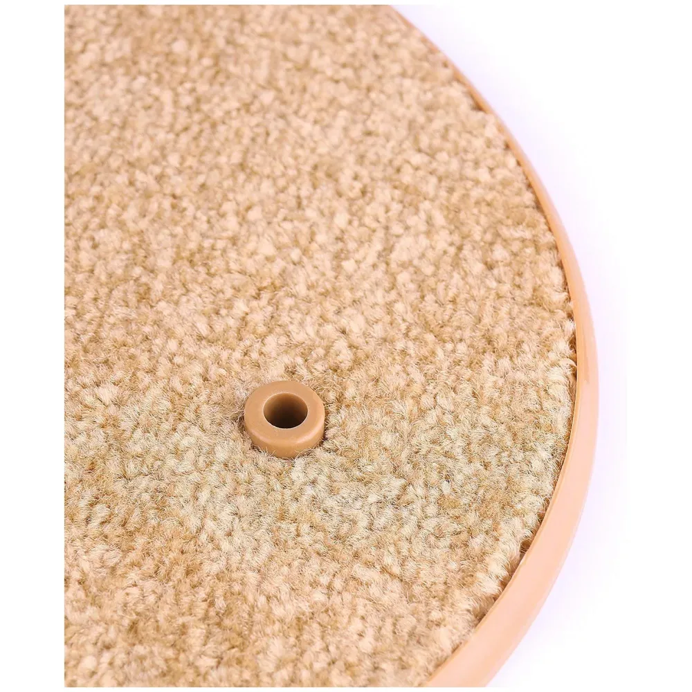 Cat Arch Self Groomer Massager Groom Toy Dog Brushes Pet Puppy Cat Scratcher Toys Fur Grooming Cat Toy Brush Controls Shedding with Scratch Pad and Catnip Interactive Kitten Toys 12 Inches - 7