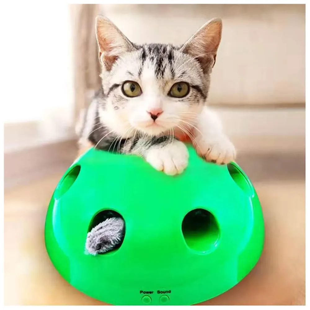 Popping Hide and Seek Cat Toy Interactive Motion Cat Toy for Cats & Kittens Automatic Toy