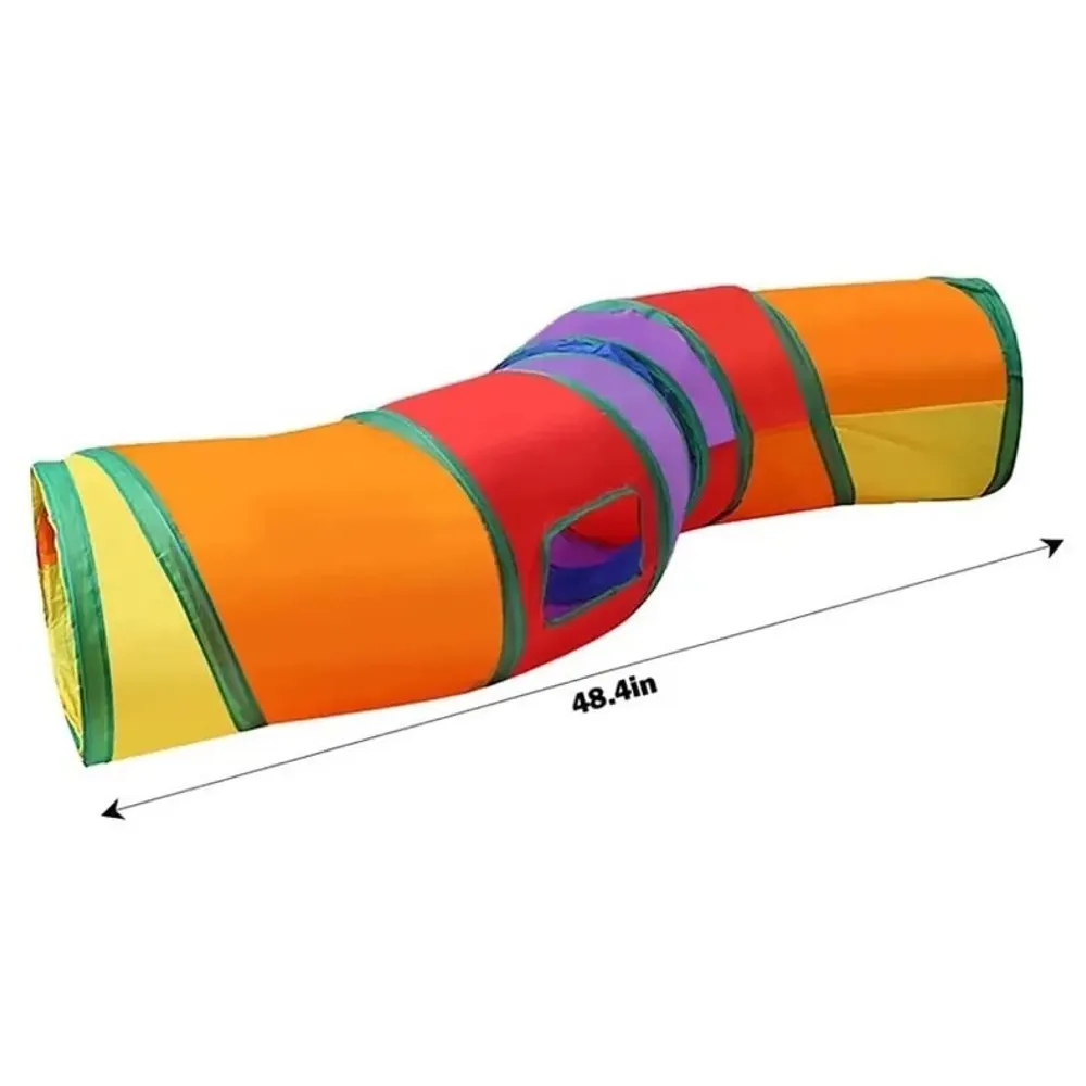 Cat Tunnel Combo 3 Way and 2 Way Tunnel Cat Toy Indoor/Outdoor Kitty/Puppy Puzzle/Exercise/Hiding Training Toy Pet Tube Collapsible Play Toy