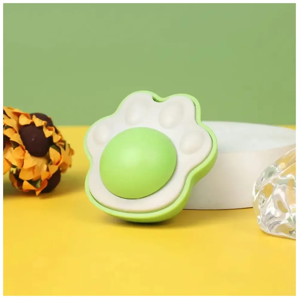 Catnip Wall Toy, Rotatable Catnip Lick able Balls, Safe Healthy Kitten Chew Toys, Teeth Cleaning Cat Bite Toy, Cat Wall Treats, 1 PC