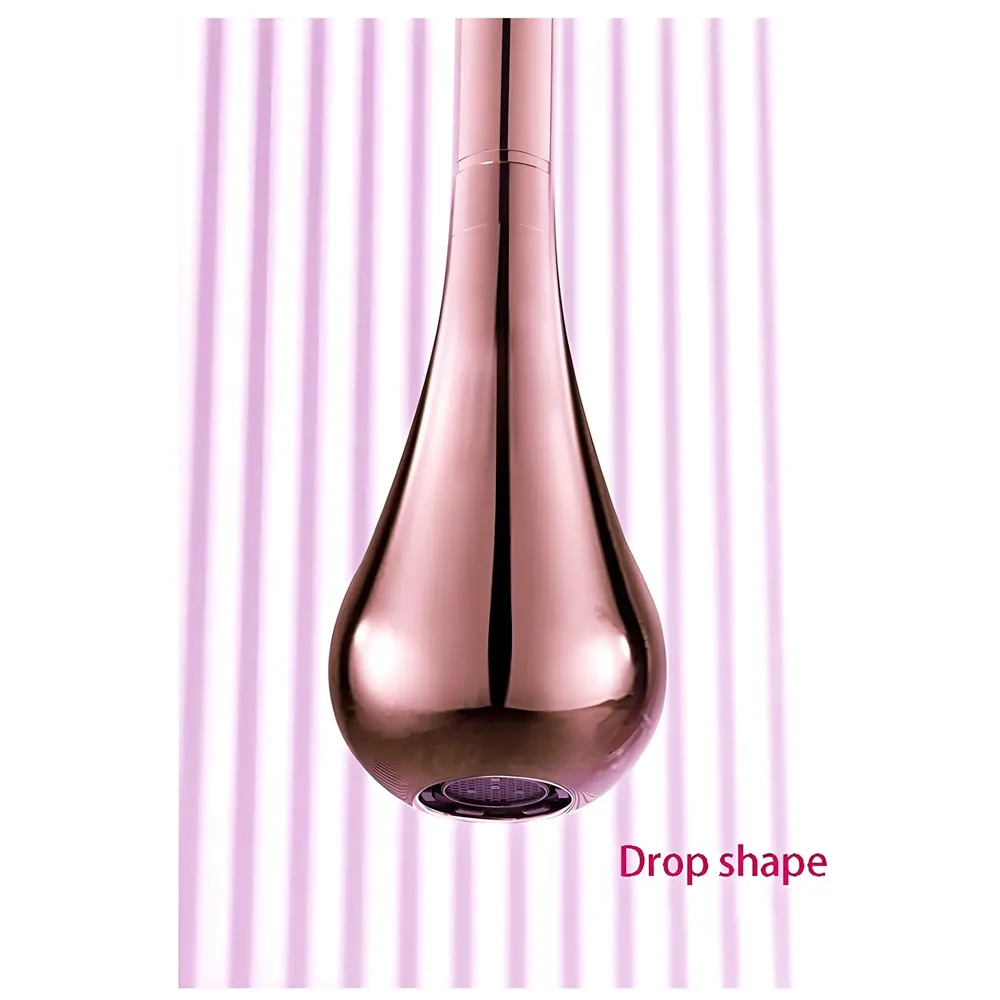 Rose Gold Ceiling Faucet Single Lever Basin Tap Mixer Soft Aerated Water Spout with Ceramic Cartridge Hot and Cold Water, Bathtub False Ceiling Tap, Rose Golden 160 Cm Length Drop Down