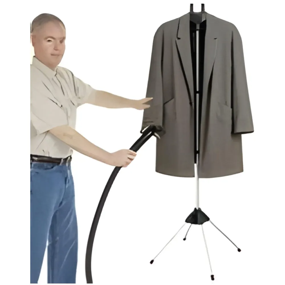 Clothes Display Stand Hanger Rack For Shops Retailers, Steam Iron Stand Adjustable 3-Height Tripod Foldable Clothing Rack For Air Drying, Ironing & Storage., 430 x 20 x 860 mm