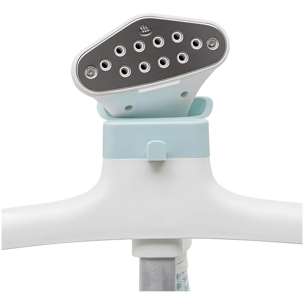 2200W Standing Garment Steamer, 10 Modes Advanced Clothes Steamer For Wrinkle-Free Clothes - Fast Heat-Up, Portable, And Efficient For Home And Professionals, Steam Iron. Blue White