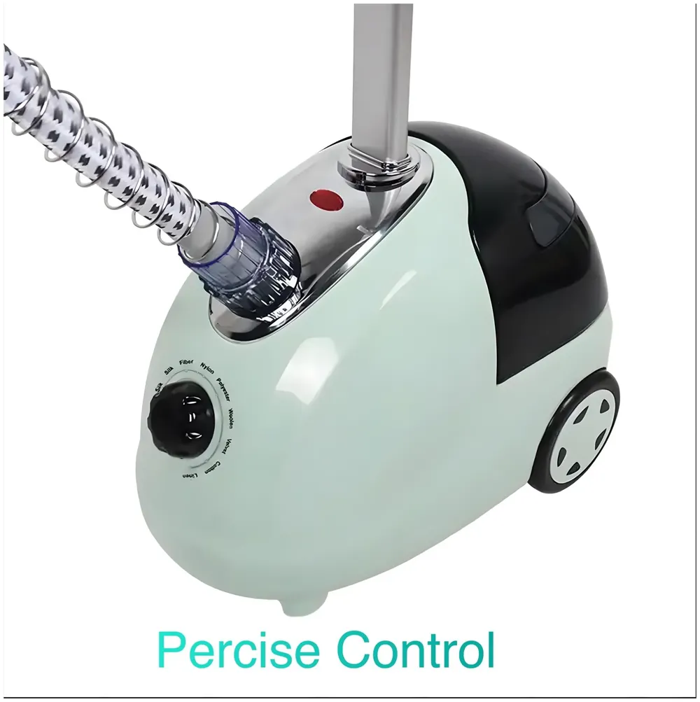 Standing Garment Steamer 2000W, Advanced Clothes Steamer For Wrinkle-Free Clothes - Fast Heat-Up, Portable, And Efficient For Home And Professionals, Steam Iron Wheels