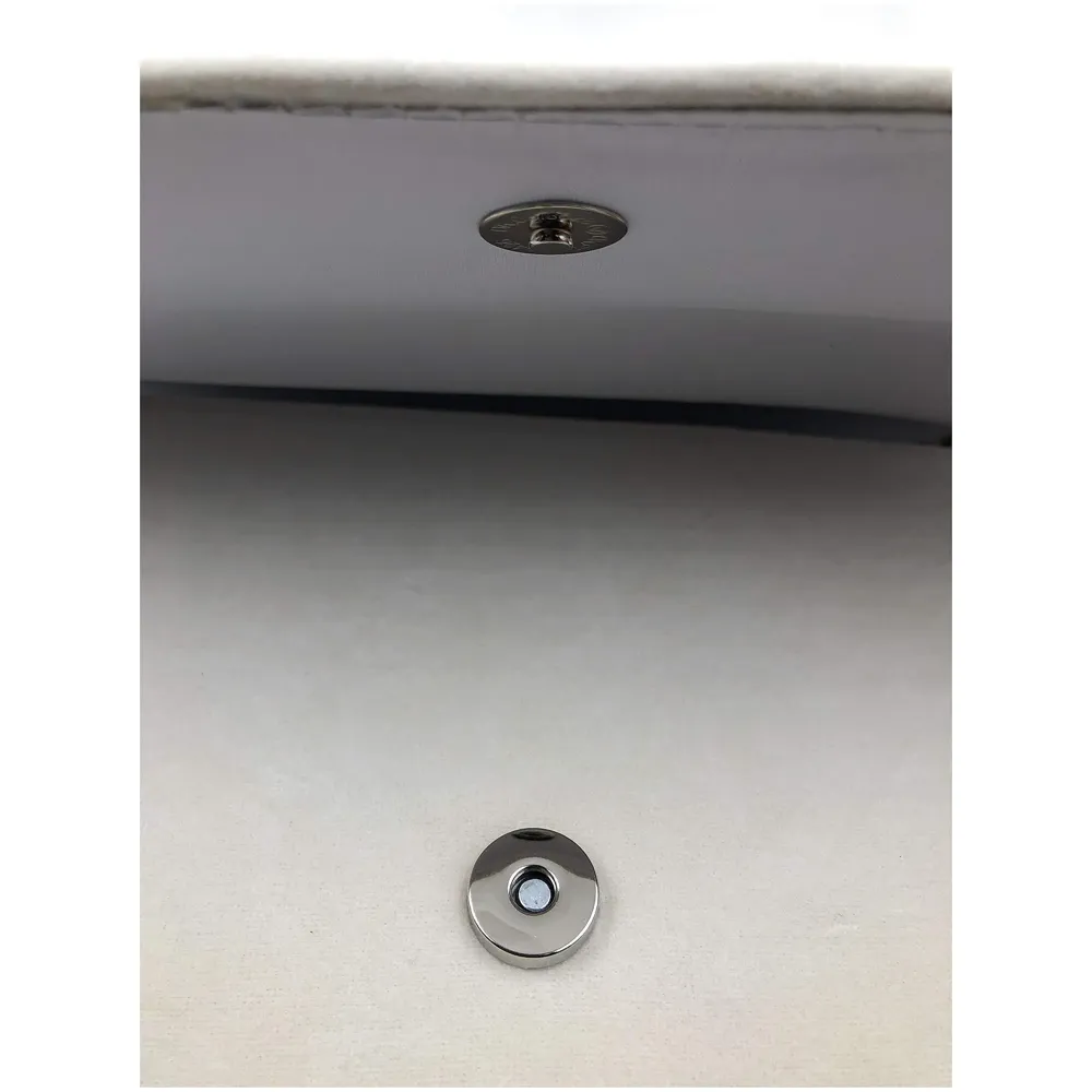 Women's Felt Elegant Clutch Bag with Adjustable Shoulder Chain and Smooth Inner Satin (28 cm X 18 cm, Cream)