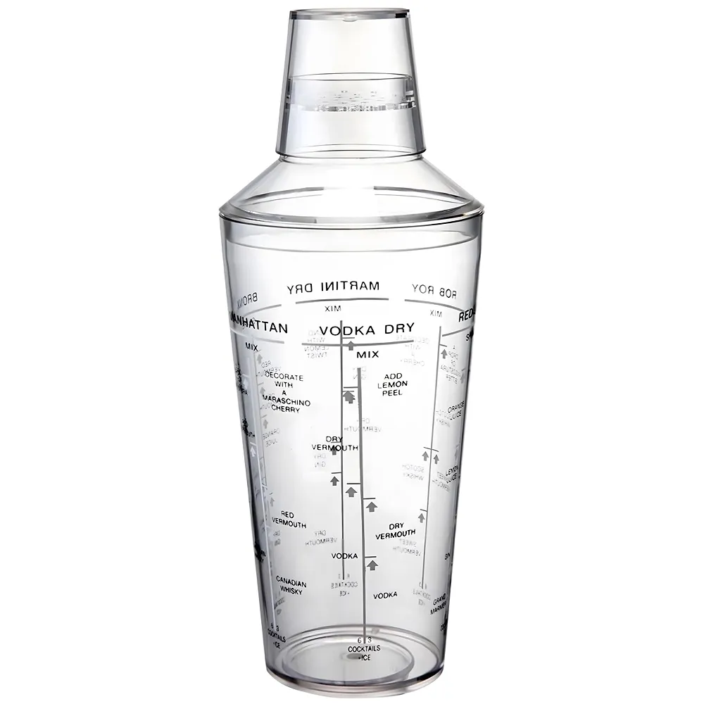 Cocktail Shaker, Cocktail Making, Drink Mixer Wine Beverage Shaker with Scales, Large Capacity for Drinks Bar Accessories Home Use with Recipes Newcomer