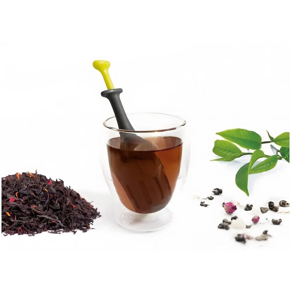 Tea Infuser Tea Coffee Plunger - Built-in Strainer – Coffee Press French Press Reusable - No Deposit in the Cup - Tea Ball - 6