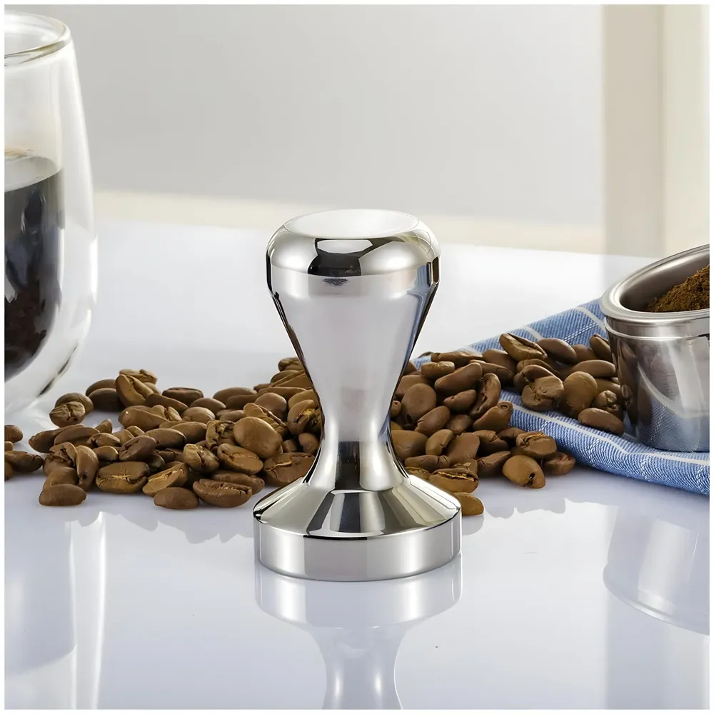 Coffee Tamper – 58 mm, Espresso Tamper, Coffee Bean Press Crema, Barista-Grade Tool for Home & Café, Accessories Coffee Powder Presser - 58 x 80 mm
