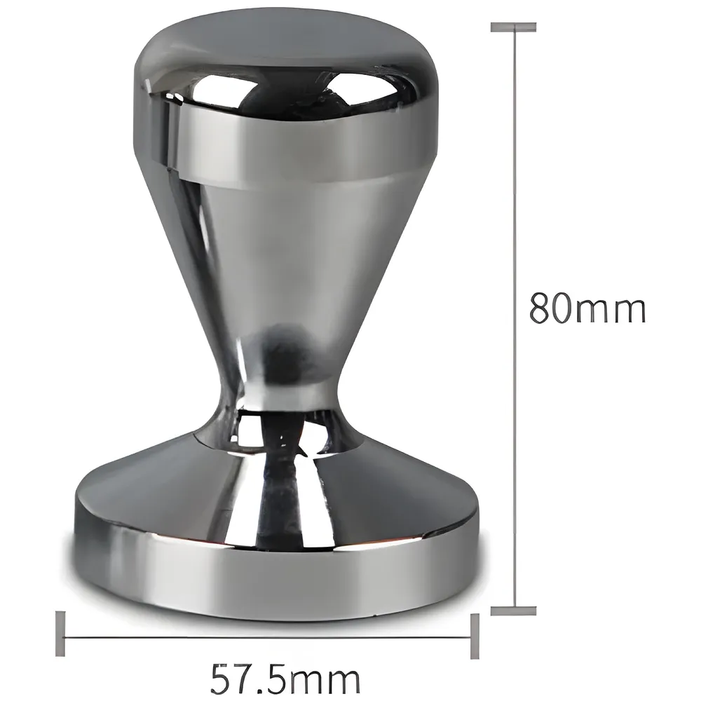 Coffee Tamper 58 mm Espresso Bean Press Crema 58 x 80 mm Barista Premium